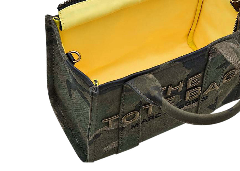 Marc Jacobs Le petit sac fourre-tout camouflage jacquard vert 