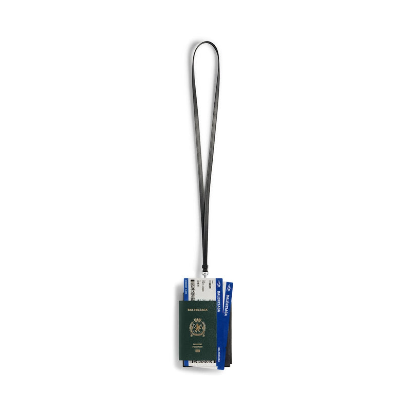 Étui pour téléphone Balenciaga en vert passeport 