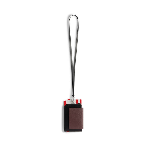 Étui pour téléphone Balenciaga Passport en bordeaux passeport 