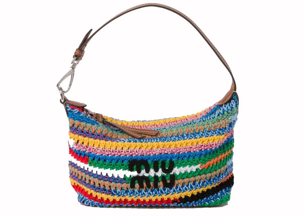 Miu Miu Häkeltasche Mehrfarbig