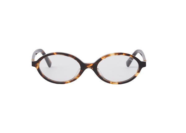 Miu Miu Miu Regard Sonnenbrille Schildpatt/Blau