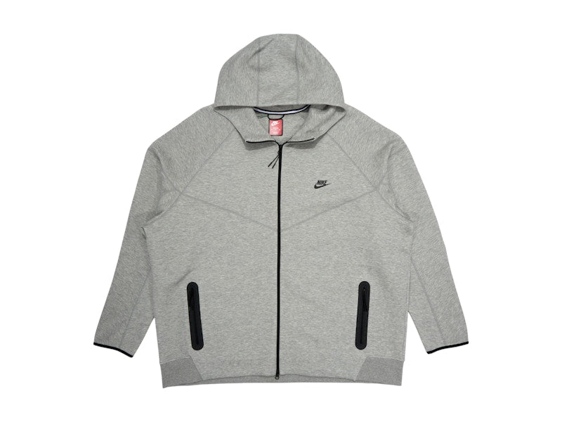 Nike Sportswear Tech Fleece Windrunner Full-Zip Hoodie Dark Grey Heather/Black
