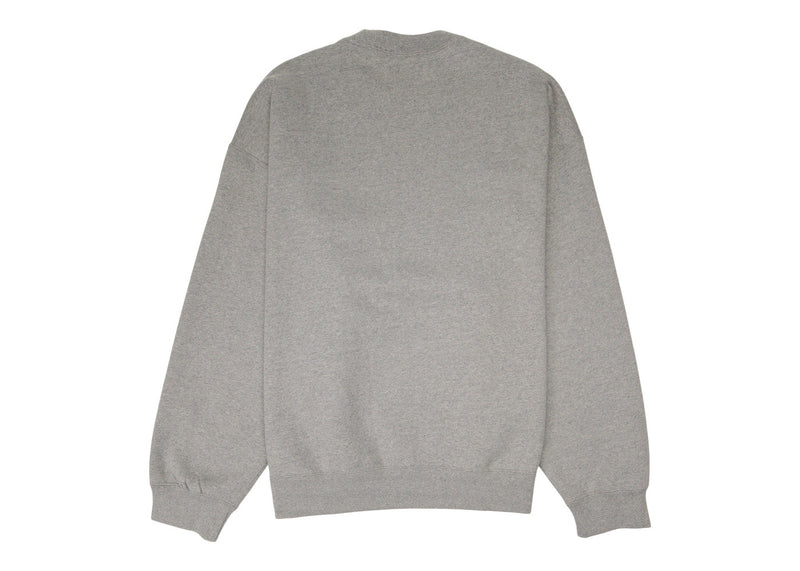 Sweat-shirt Nike x Stussy Crew en polaire gris (SS23)