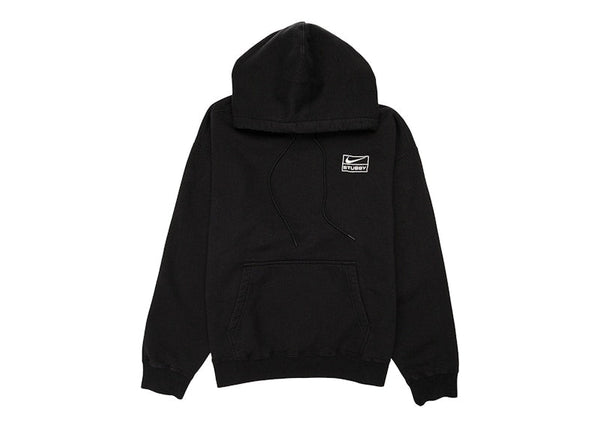 Sweat à capuche délavé Nike x Stussy noir
