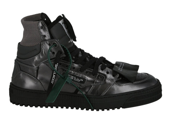 Baskets OFF-WHITE 3.0 Off Court entièrement laminées gris foncé 