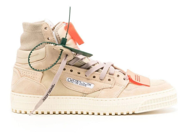 Baskets montantes OFF-WHITE 3.0 Off Court en daim sable 