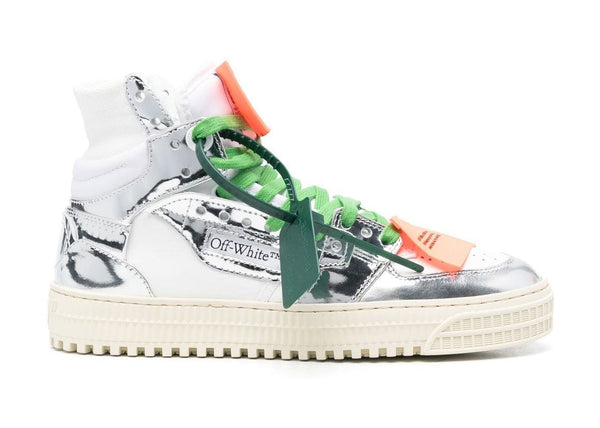 Baskets montantes OFF-WHITE 3.0 Off Court Blanc Argent 