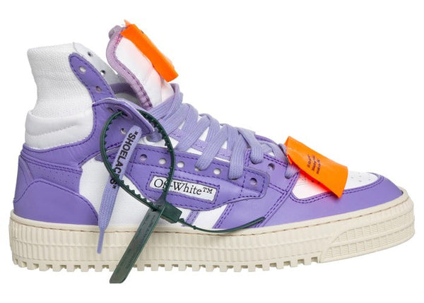OFF-WHITE 3.0 Off Court Cuir Blanc Violet 