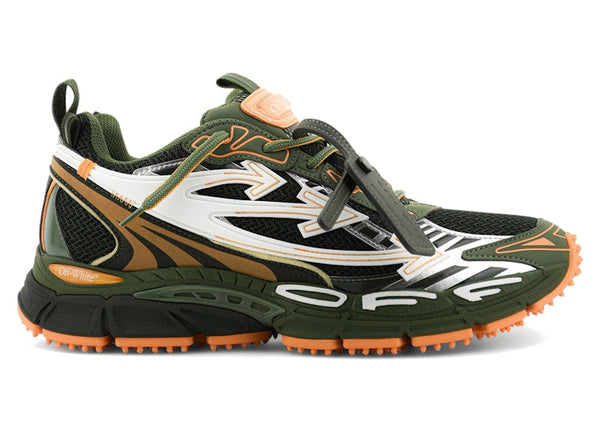 OFF-WHITE Be Right Back Vert militaire Pêche 