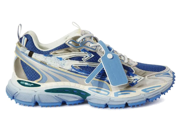 OFF-WHITE Be Right Back Bleu Argenté 