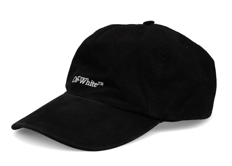 Casquette à scratch OFF-WHITE Bookish Logo brodé OBaseball Noir/Blanc