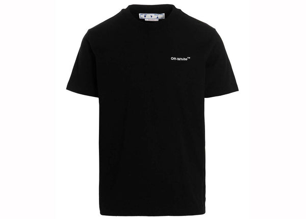 T-shirt slim à manches courtes OFF-WHITE Bricks Arrow noir 