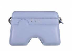 Sac bandoulière OFF-WHITE Burrow 22 bleu clair