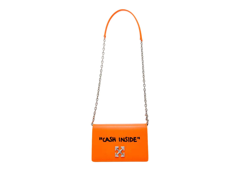 Sac bandoulière OFF-WHITE Jitney 0.5 Orange/Noir 