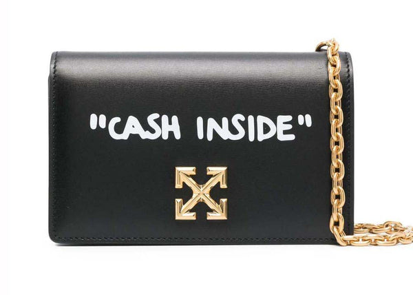 Sac bandoulière OFF-WHITE Jitney 0.5 Quote Noir/Blanc 