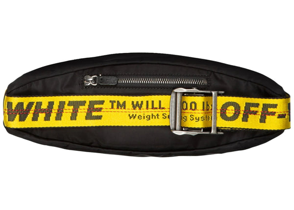 Sac ceinture en nylon OFF-White OW Logo Noir 