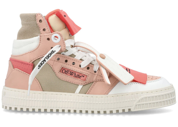 OFF-WHITE Off Court 3.0 Cuir de veau Rose Beige 