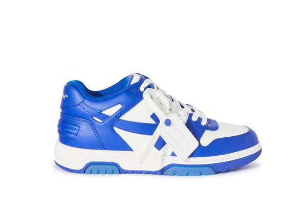 OFF-WHITE Out Of Office OOO Baskets basses Blanc Bleu 