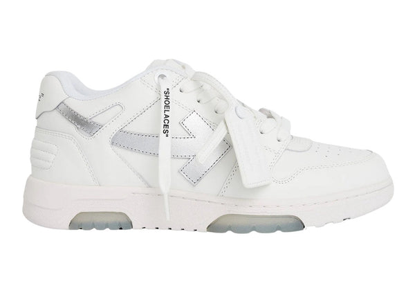 OFF-WHITE Out Of Office OOO Baskets basses Blanc Argent 