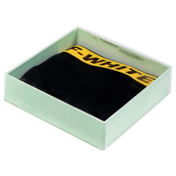 Boxer OFF-WHITE en coton extensible, lot de 1, noir/jaune/noir 