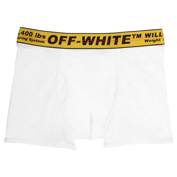 Boxer OFF-WHITE en coton extensible, lot de 1, blanc/jaune/noir 