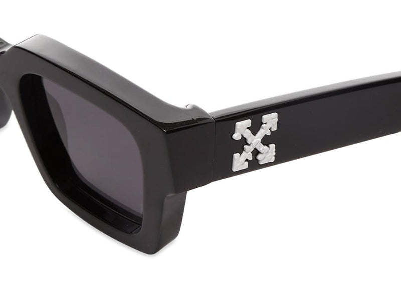 OFF-WHITE Virgil Lunettes de soleil à monture carrée Noir Blanc Gris