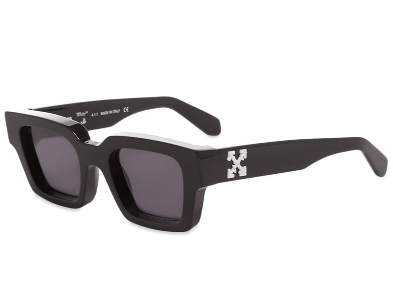 OFF-WHITE Virgil Lunettes de soleil à monture carrée Noir Blanc Gris