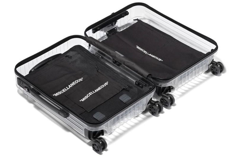 OFF-WHITE x Rimowa Transparenter Handgepäckkoffer 36L Klar
