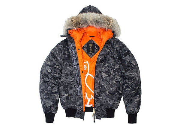 Blouson aviateur Chilliwack OVO x Canada Goose Digi Camo Gris 