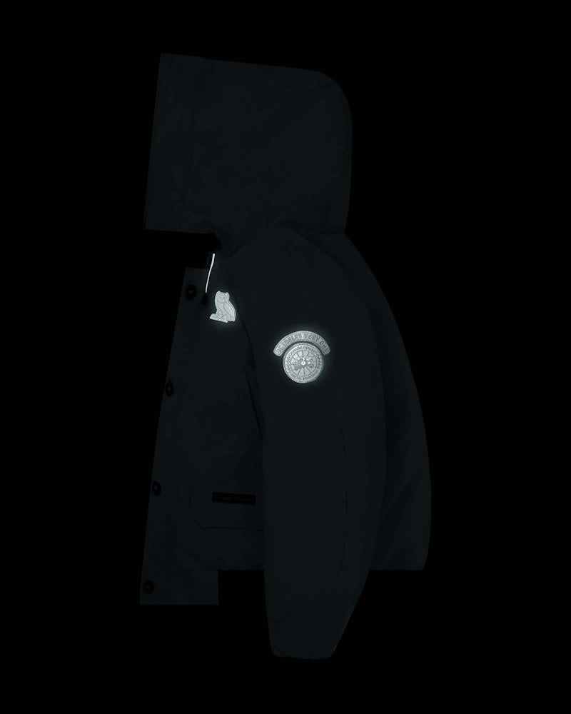 Blouson aviateur Chilliwack OVO x Canada Goose Blanc 