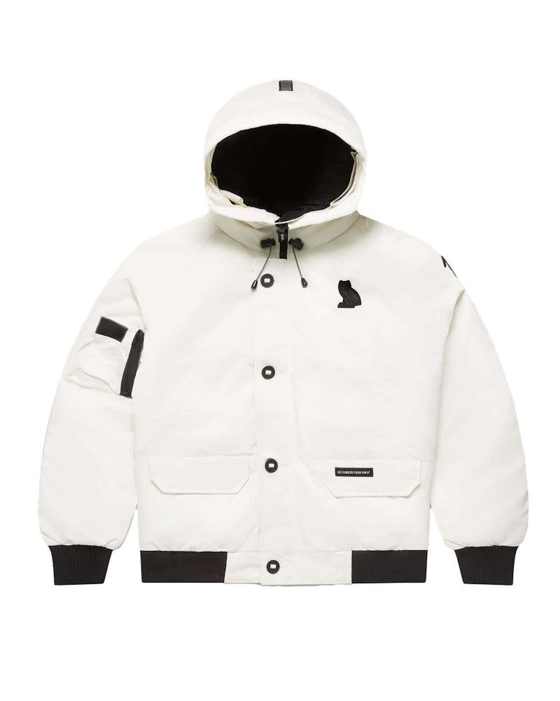 Blouson aviateur Chilliwack OVO x Canada Goose Blanc 