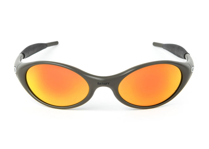 Lunettes de soleil Oakley SATISFY Eye Jacket, olive mat/rubis Prizm 