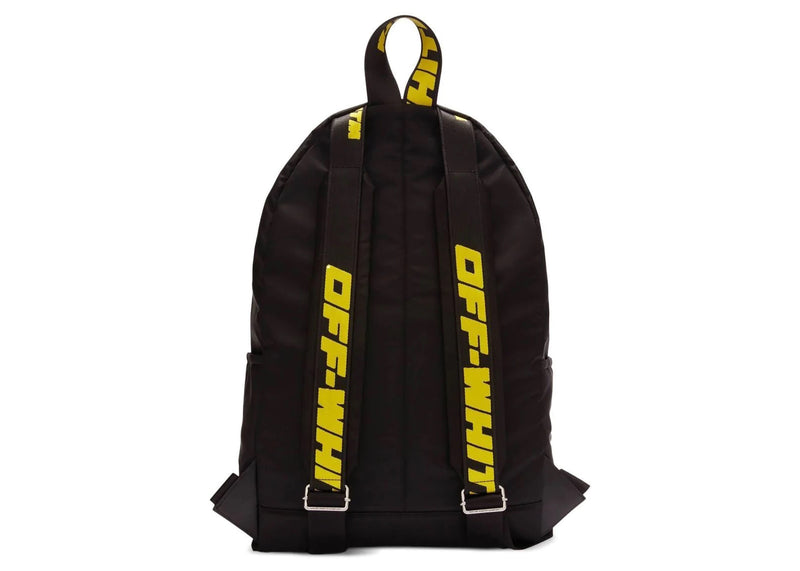 Sac à dos en nylon OFF-WHITE Arrow noir/blanc