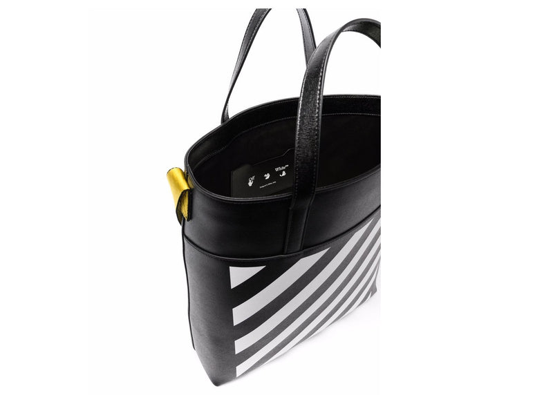 Sac fourre-tout Off-White Diag Print noir 