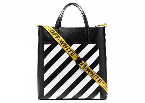 Sac fourre-tout Off-White Diag Print noir 