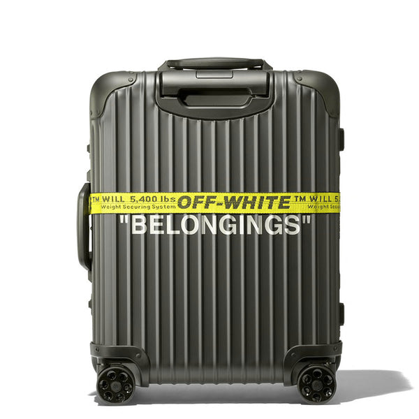 Valise OFF-WHITE Rimowa Personal Becomingings 49L Noir 