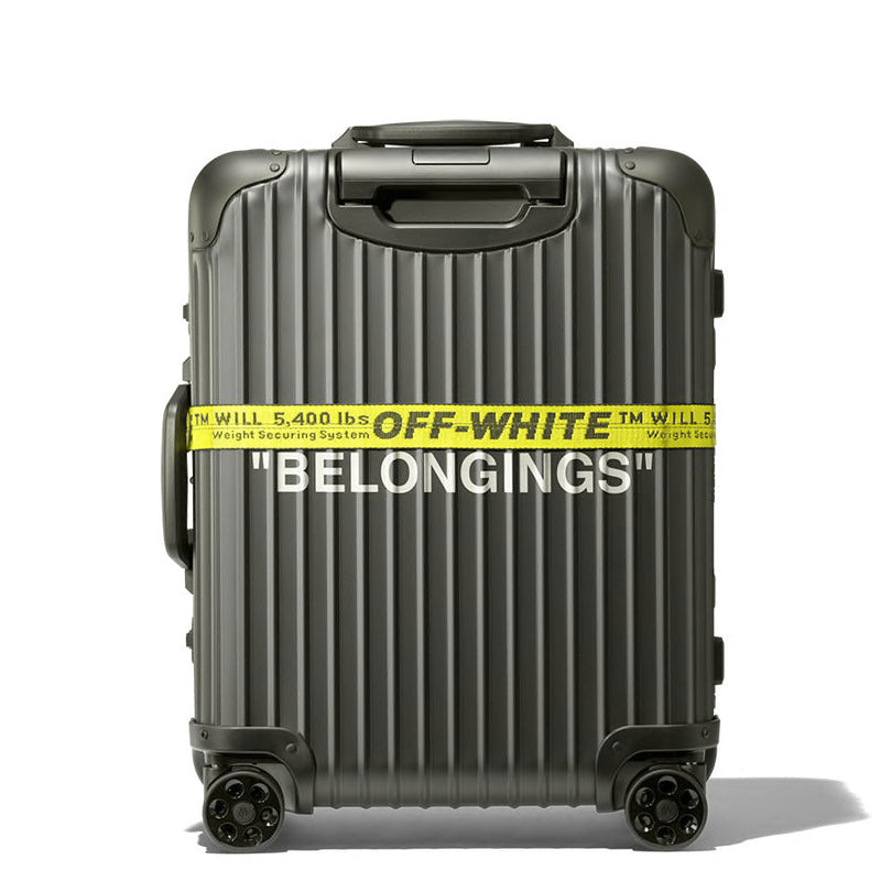 OFF-WHITE Rimowa Personal Belonging Koffer, 49 l, Schwarz 