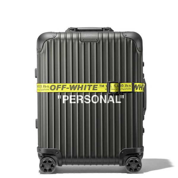 Valise OFF-WHITE Rimowa Personal Becomingings 49L Noir 