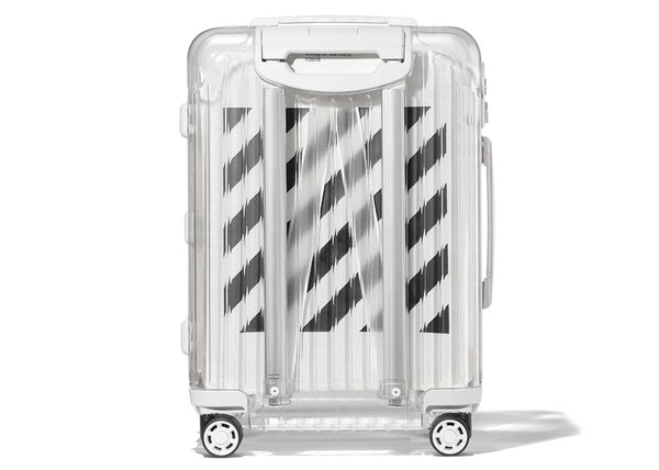 OFF-WHITE Rimowa See Through 47L Valise Blanche