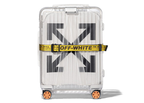 OFF-WHITE Rimowa See Through 47L Valise Blanche