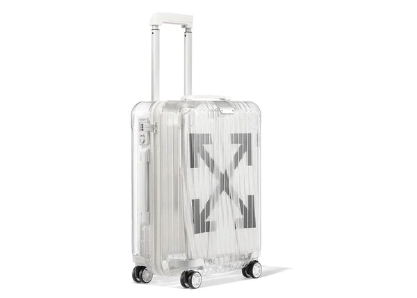 OFF-WHITE Rimowa See Through 36L Valise Blanche
