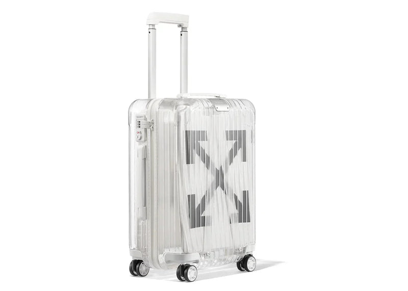 OFF-WHITE Rimowa See Through 36L Valise Blanche