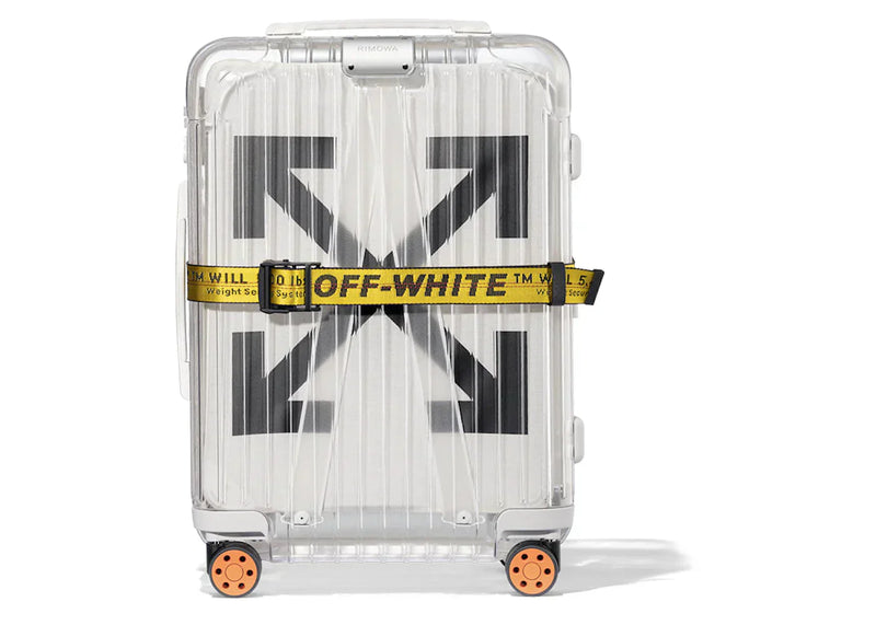 OFF-WHITE Rimowa See Through 36L Valise Blanche