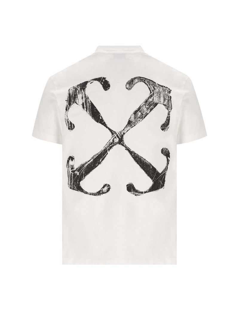 T-shirt OFF-WHITE Scratch Arrow Blanc 