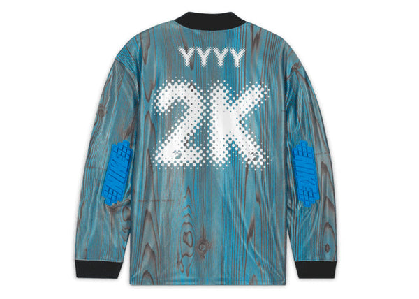 Maillot de football OFF-WHITE x Nike 001 Bleu