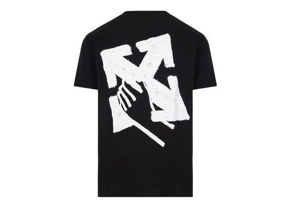 T-shirt slim OFF-WHITE Hand Arrow Noir/Blanc 