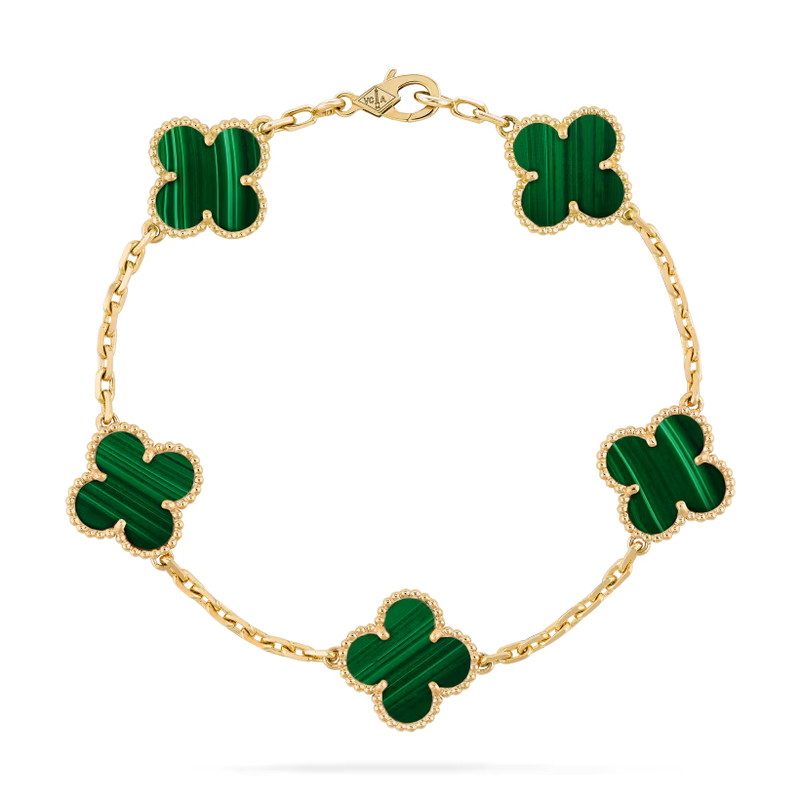 Bracelet Alhambra vintage, 5 motifs