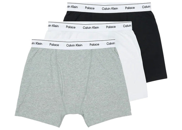 Boxer Palace CK1 (lot de 3) Blanc/Gris clair chiné