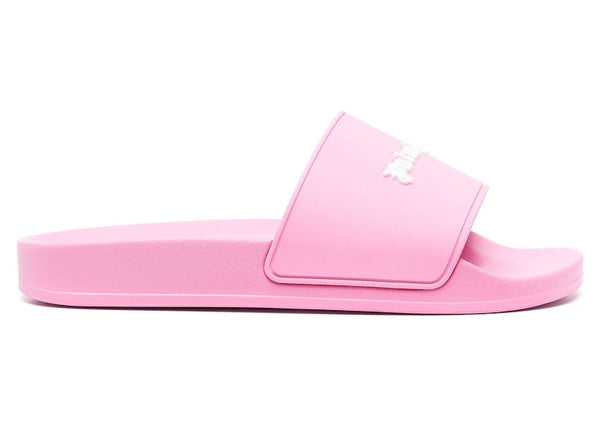 Claquettes de piscine Palm Angels Essential Logo Fuchsia Fluo