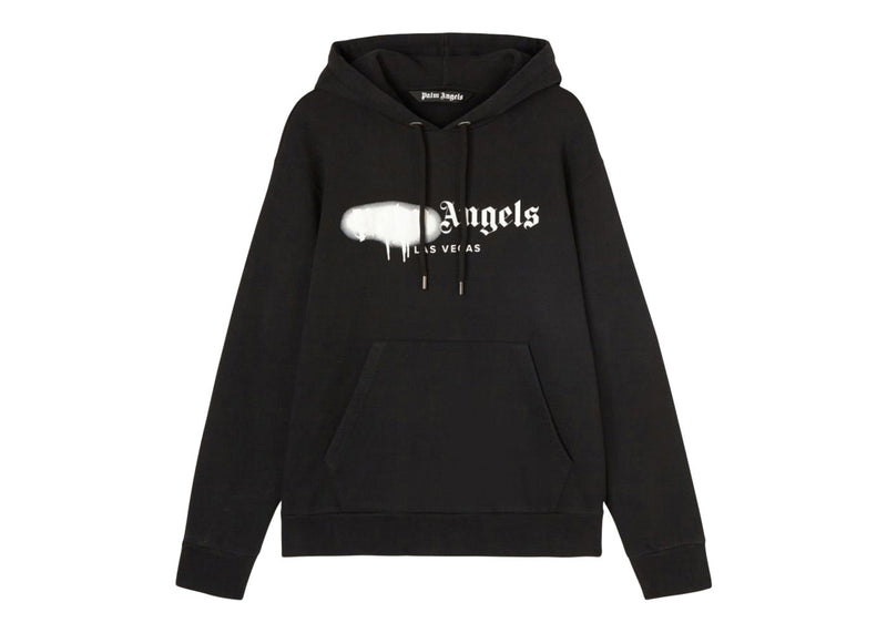 Palm Angels Las Vegas Sprayed Hoodie Schwarz/Weiß 